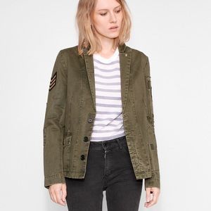 Zadig & Voltaire Virginia Military Grunge Jacket